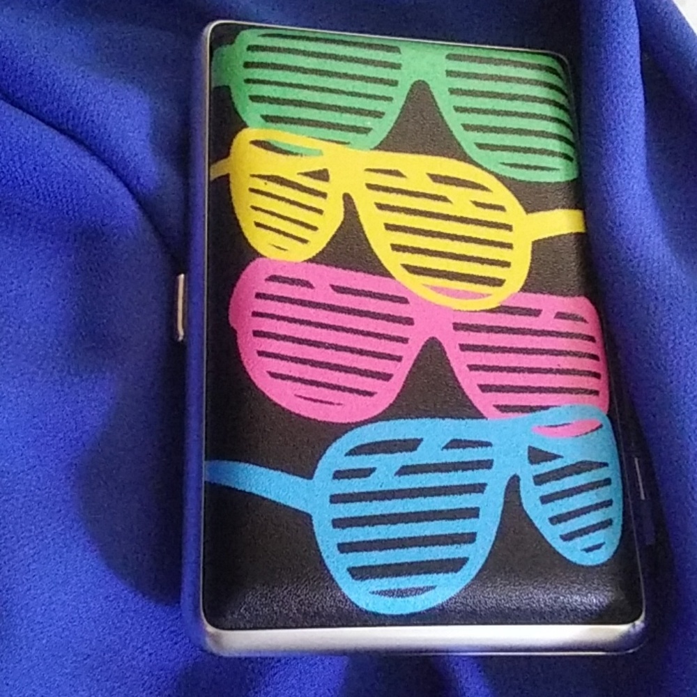 80's print Card Holder